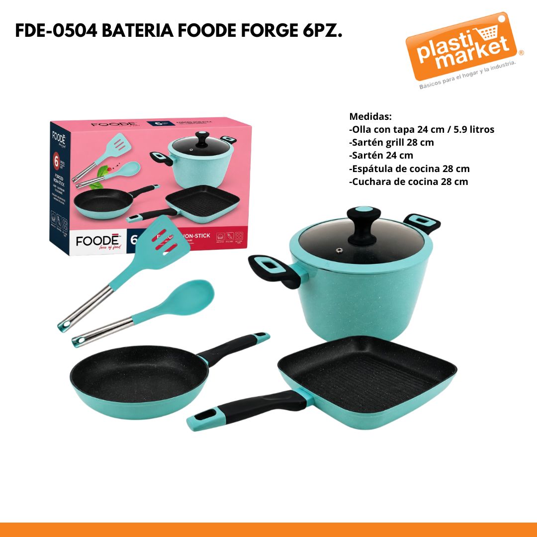 FDE-0504 BATERIA FOODE FORGE 6 PZ.