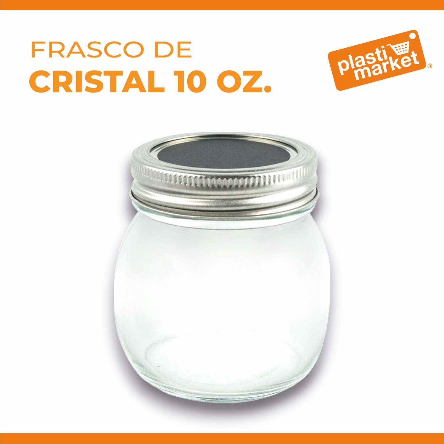 69431 FRASCO DE CRISTAL 10 OZ.