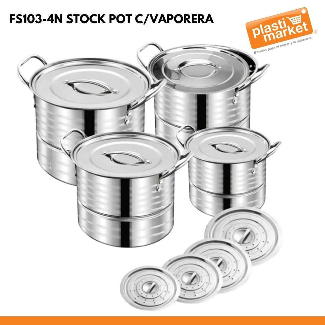 FS103-4N STOCK POT C/VAPORERA