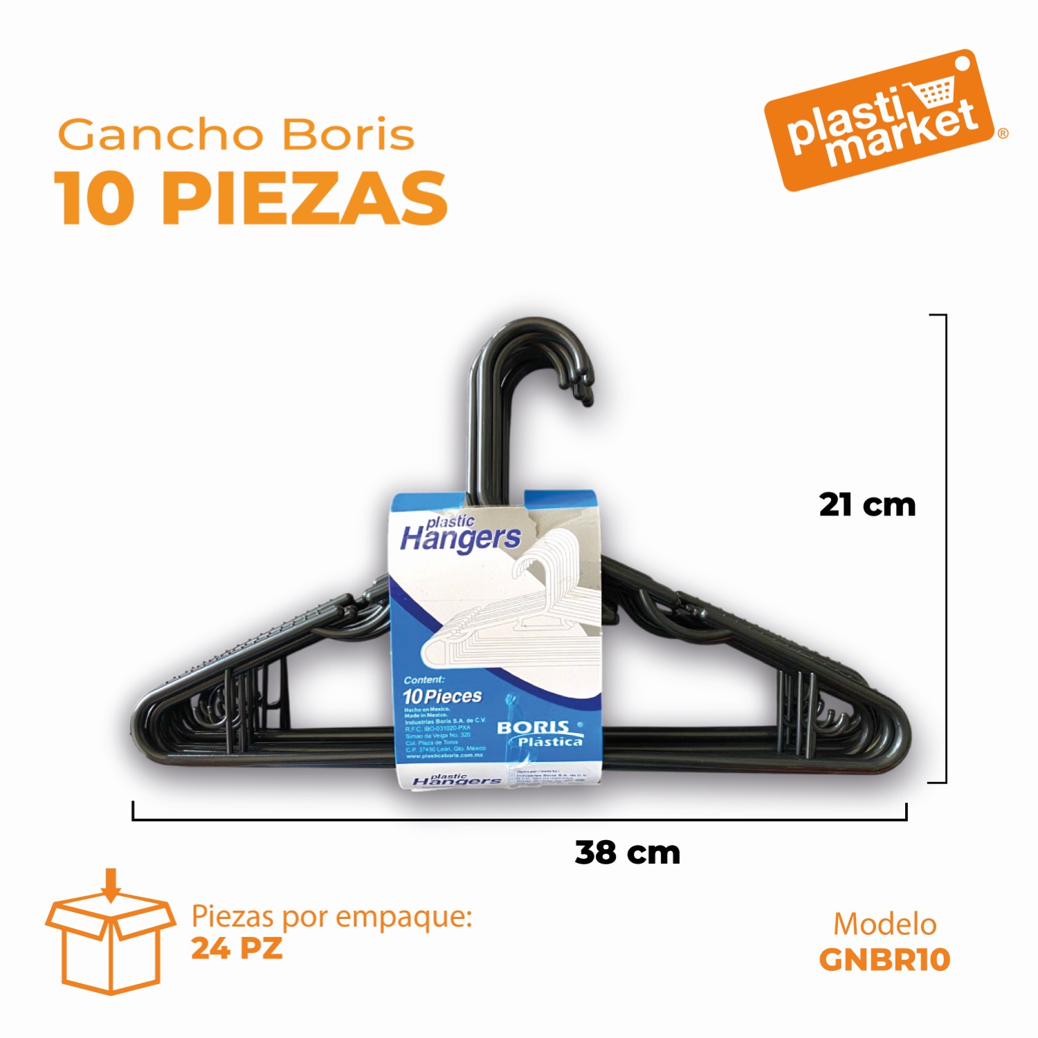 GANCHO BORIS 10 PZ.