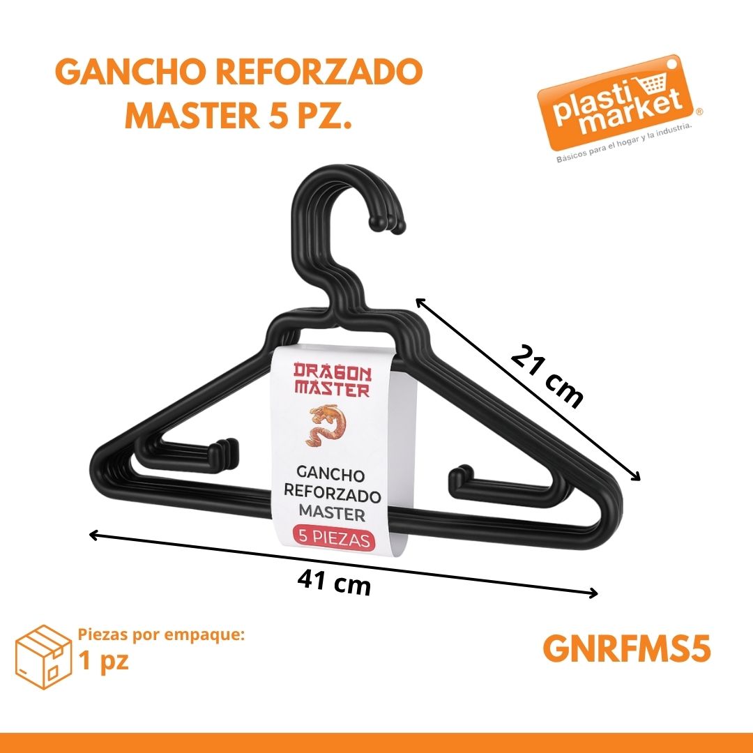 GANCHO REFORZADO MASTER 5 PZ.