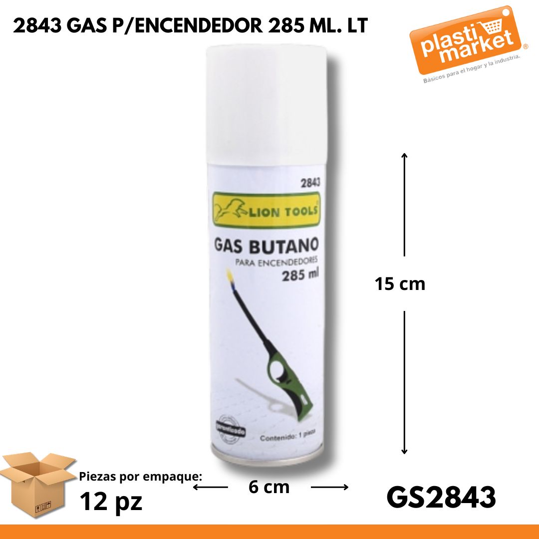 2843 GAS P/ENCENDEDOR