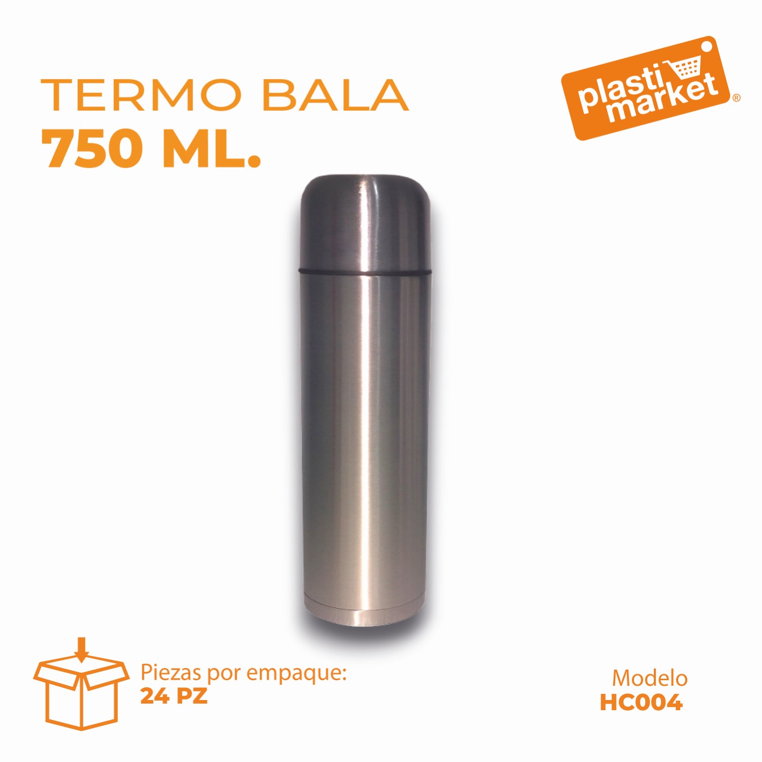 HC-004 TERMO BALA 750 ML.