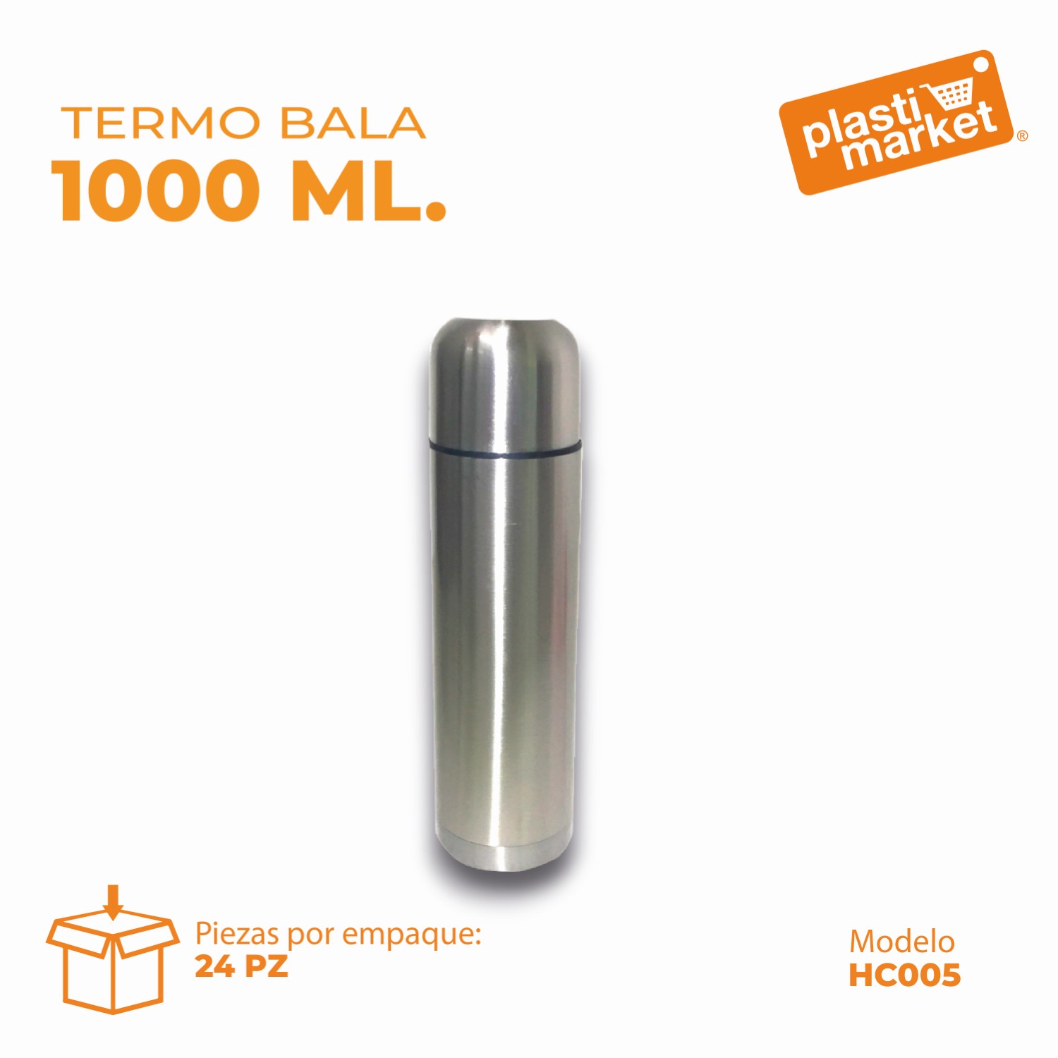 HC-005 TERMO BALA 1000 ML.