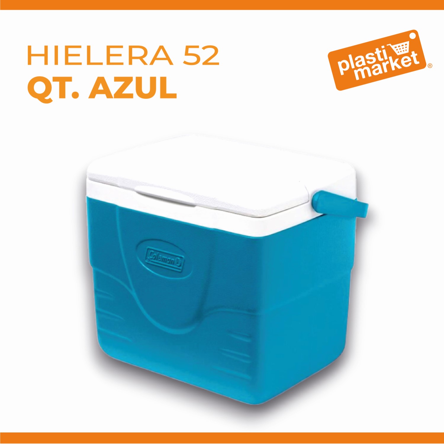 HIELERA 52 QT. AZUL "OFERTA"