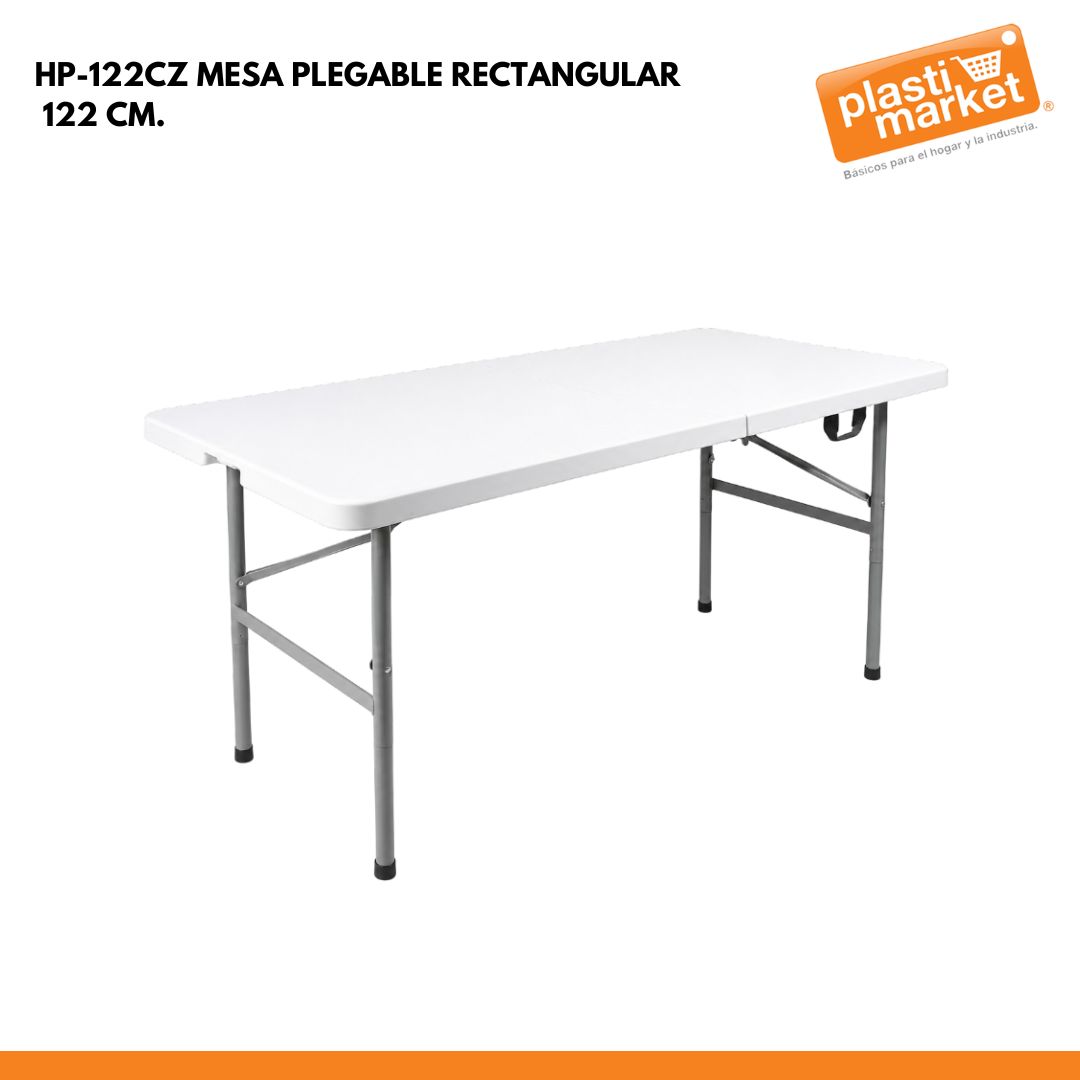 HP-122CZ MESA PLEGABLE RECTANGULAR 122 CM.