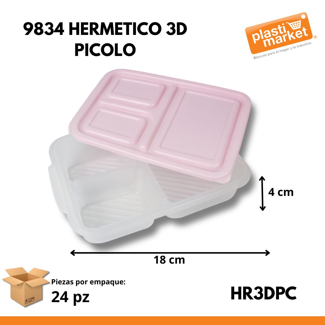 9834 HERMETICO 3D PICOLO