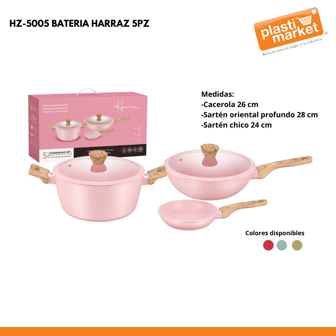 HZ-5005 BATERIA HARRAZ 5 PZ.
