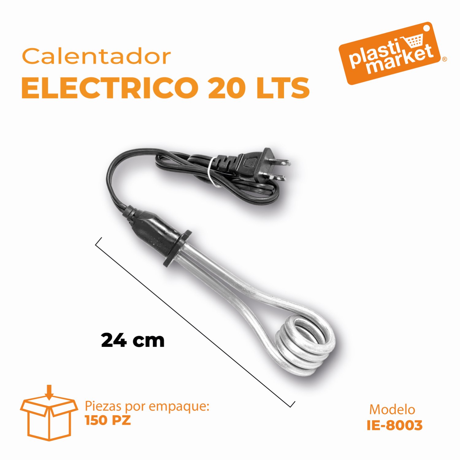 IE-8003 CALENTADOR ELECTRICO 20 LTS.