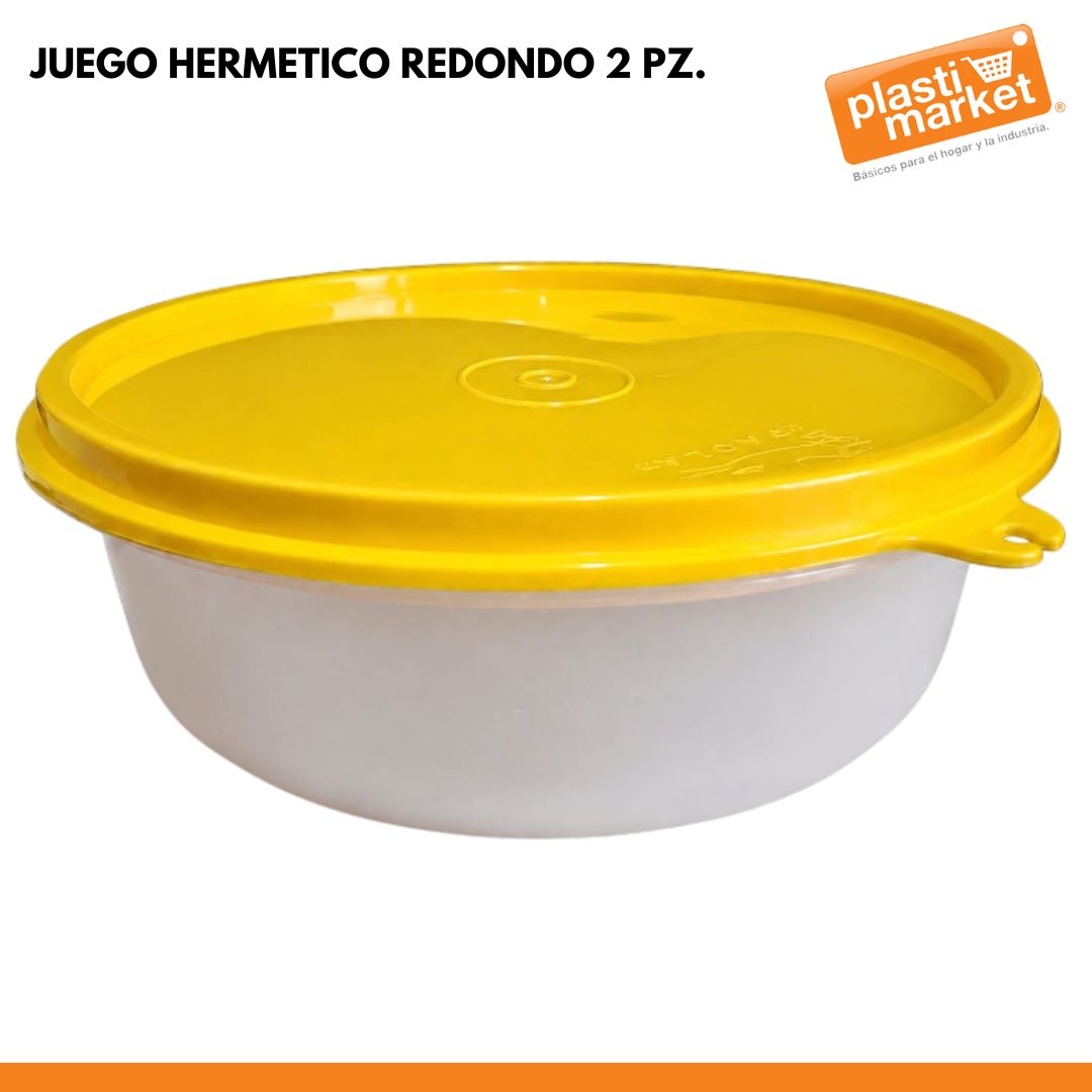 JUEGO HERMETICO REDONDO 2 PZ.