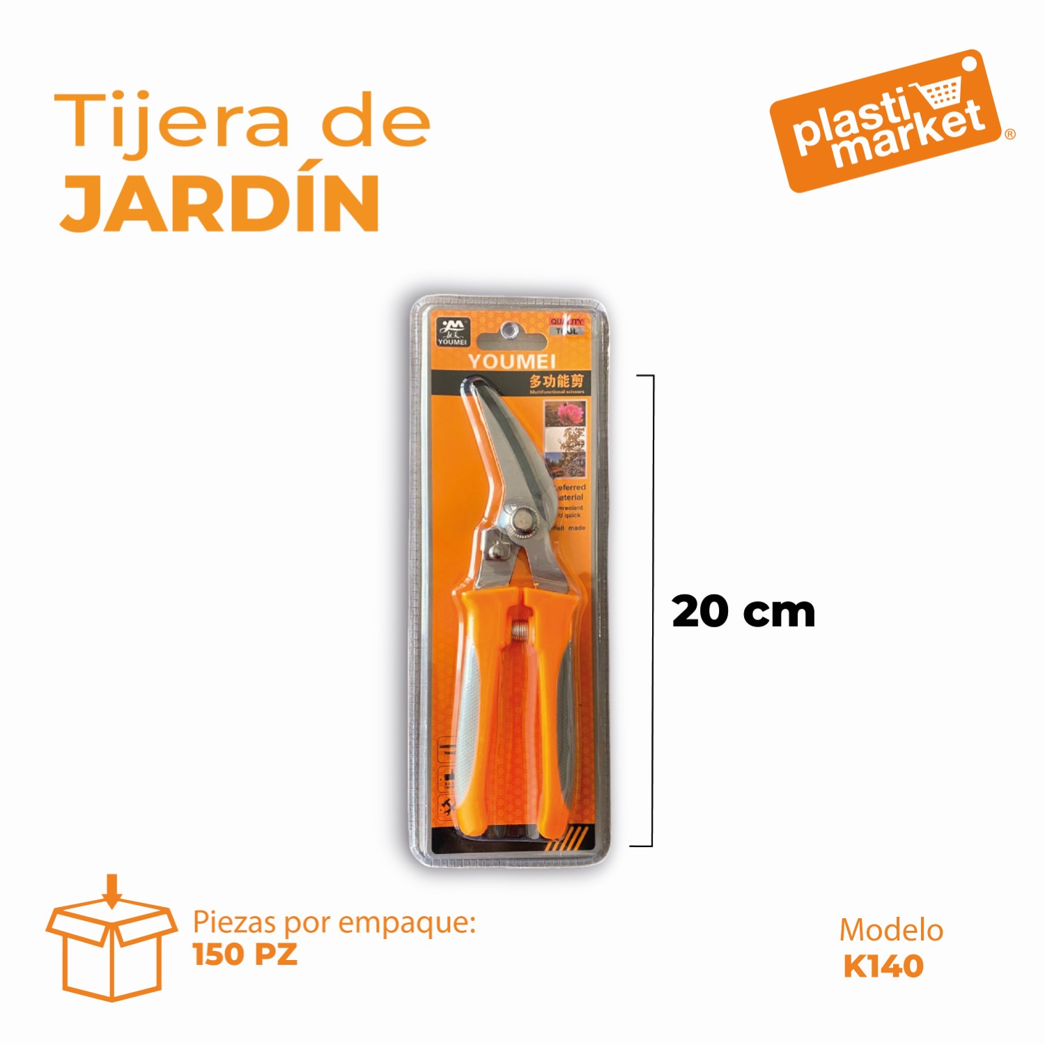 K-140 TIJERA DE JARDIN