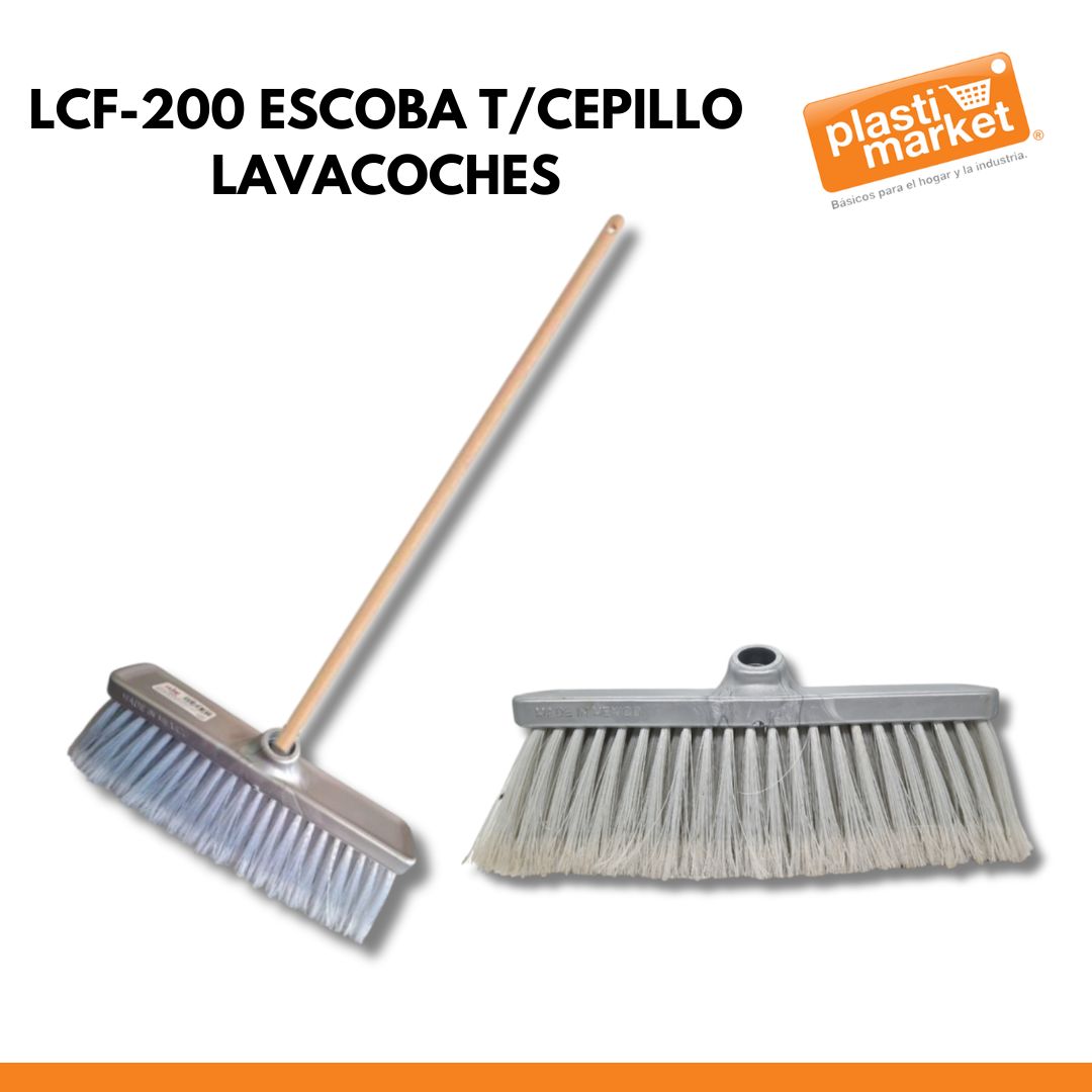 LCF-200 ESCOBA T/CEPILLO LAVACOCHES