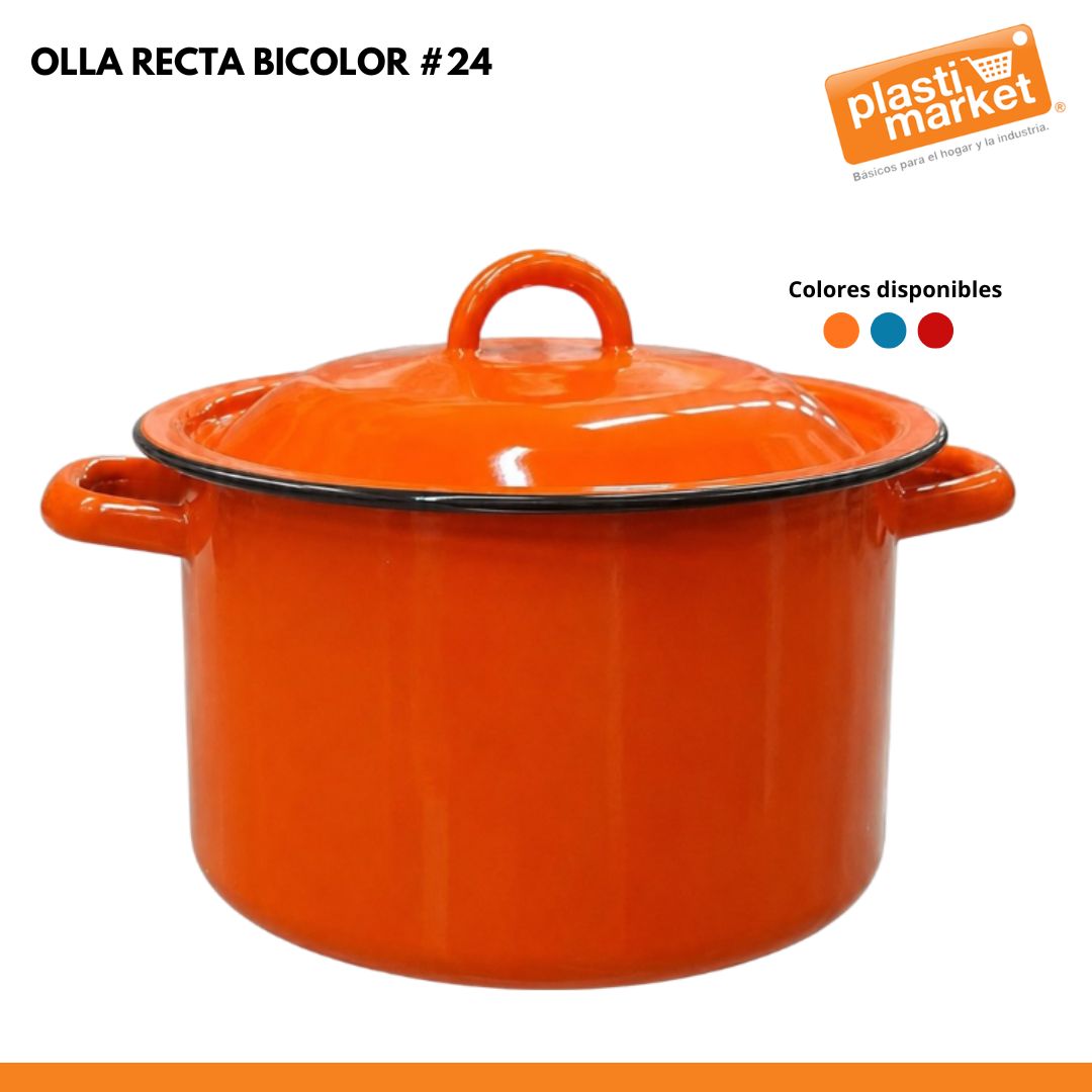 OLLA RECTA BICOLOR #24