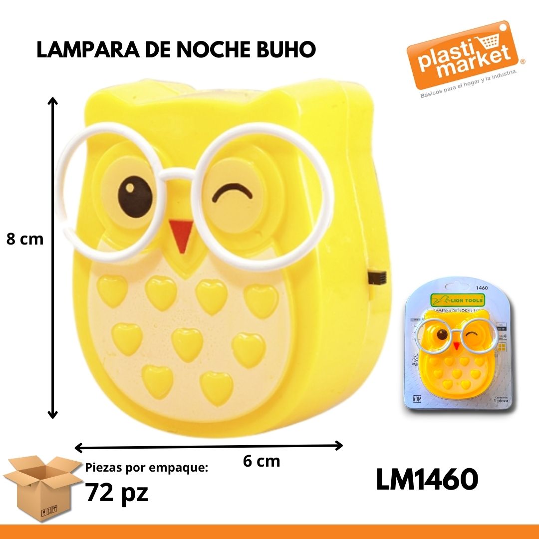 1460 LAMPARA DE NOCHE BUHO