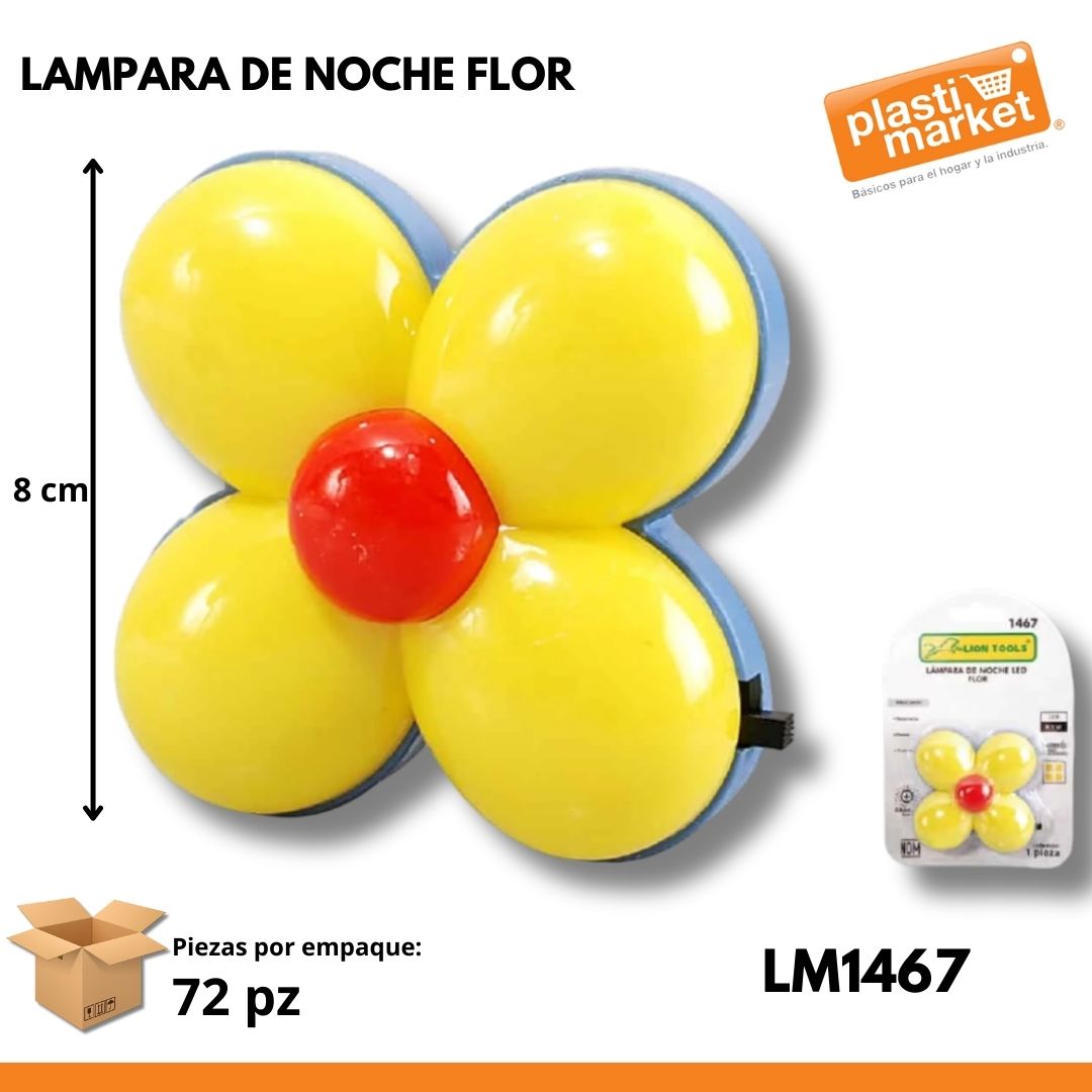 1467 LAMPARA DE NOCHE FLOR