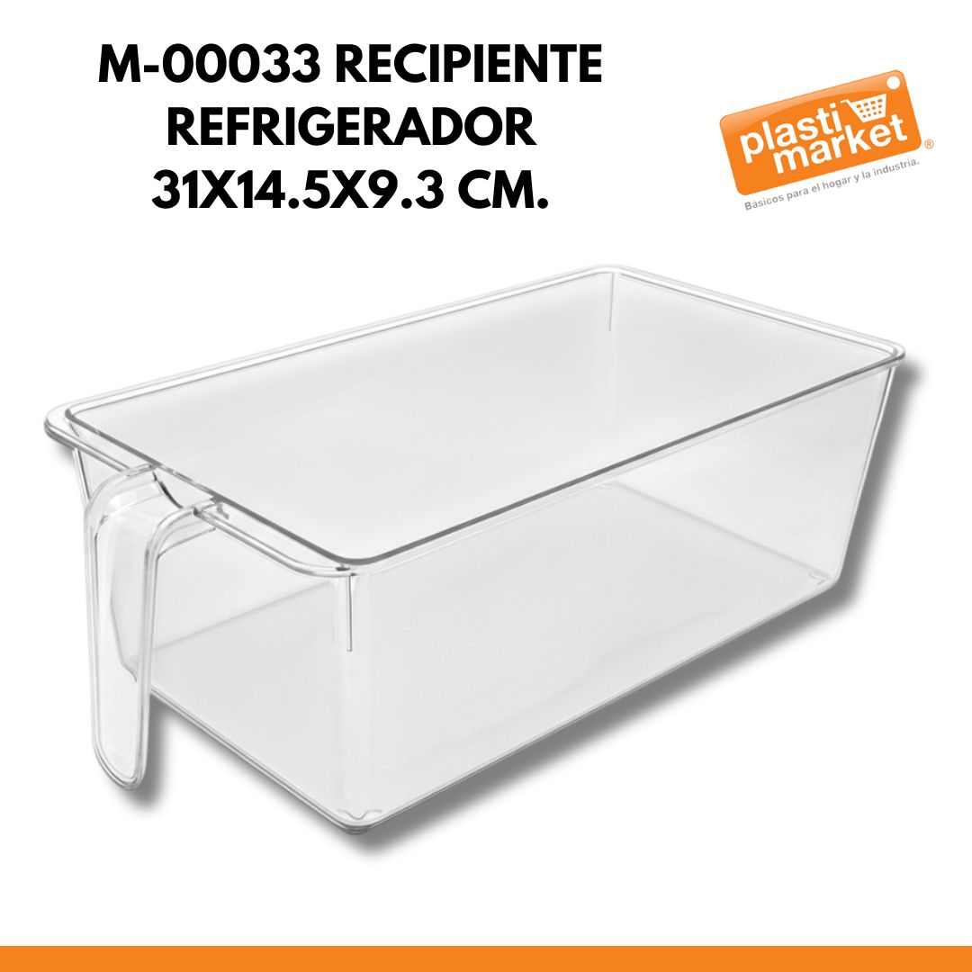 M-100033 RECIPIENTE REFRIGERADOR 31X14.5X9.3 CM.