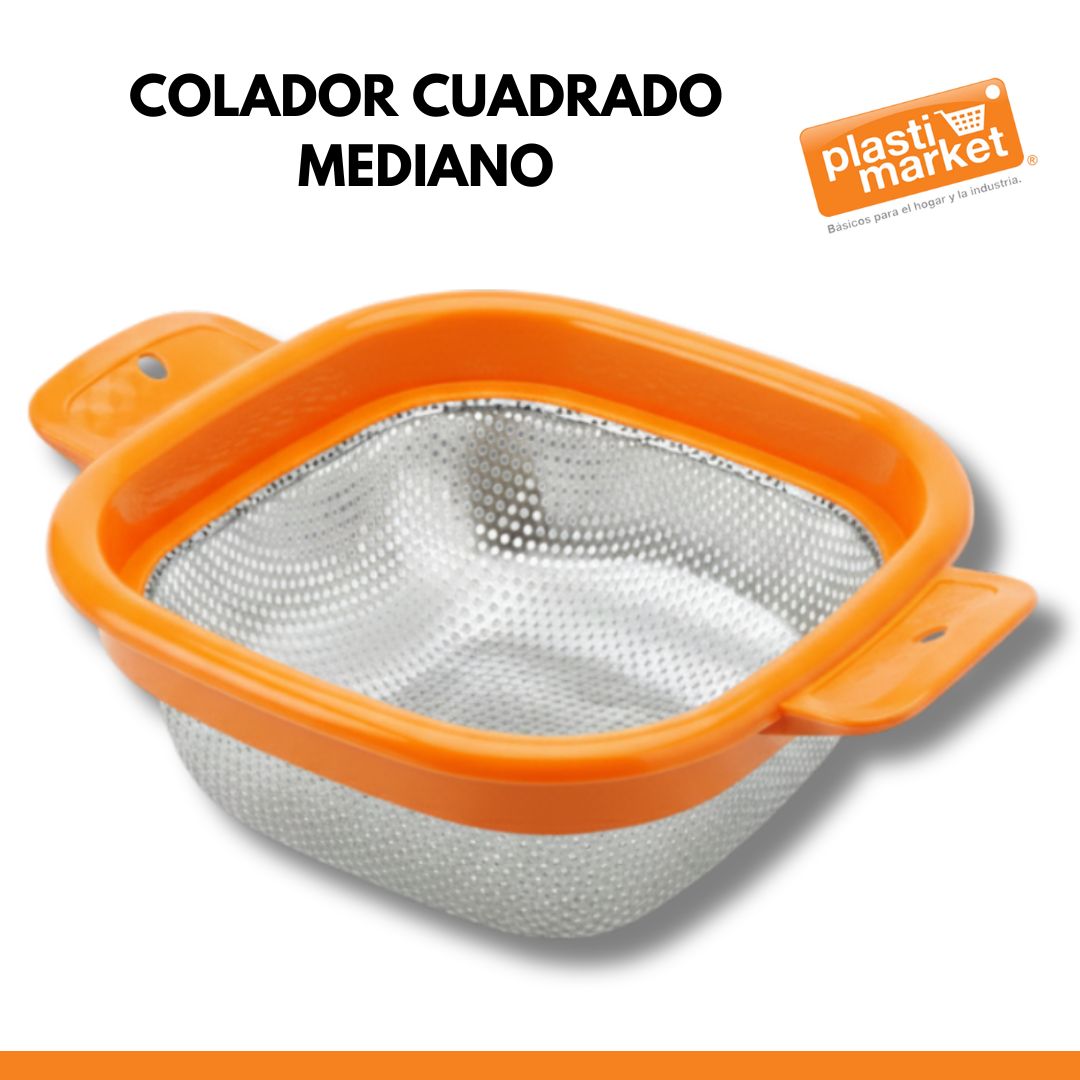 M-100084 COLADOR CUADRADO MEDIANO