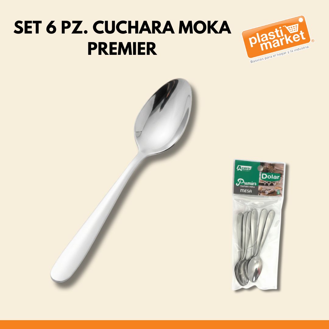M-0117 SET 6 PZ. CUCHARA MOKA PREMIER