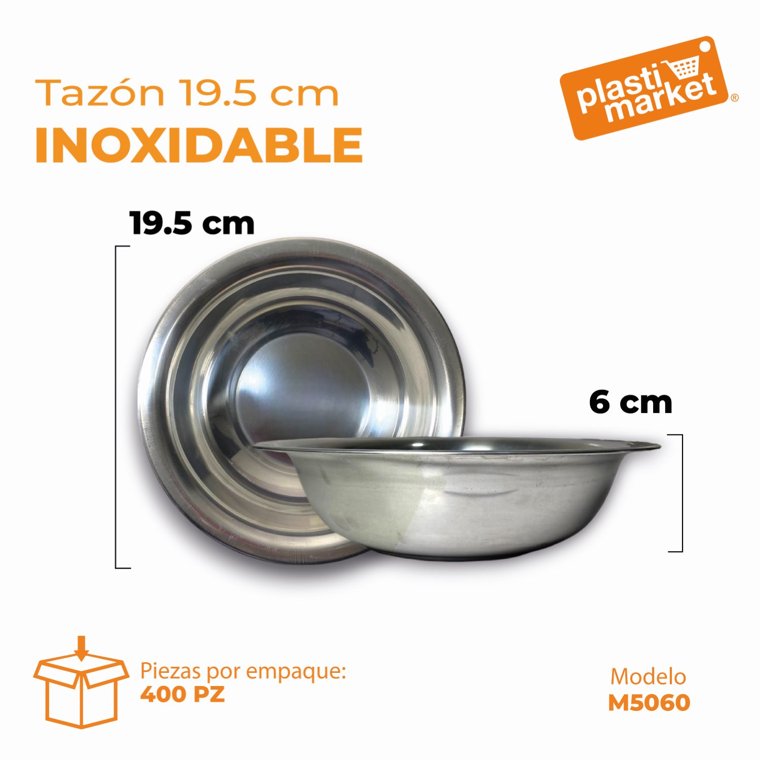 M5060 TAZON INOXIDABLE 19.5 CM.