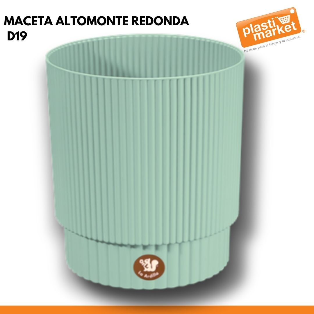 MACETA ALTOMONTE REDONDA D19