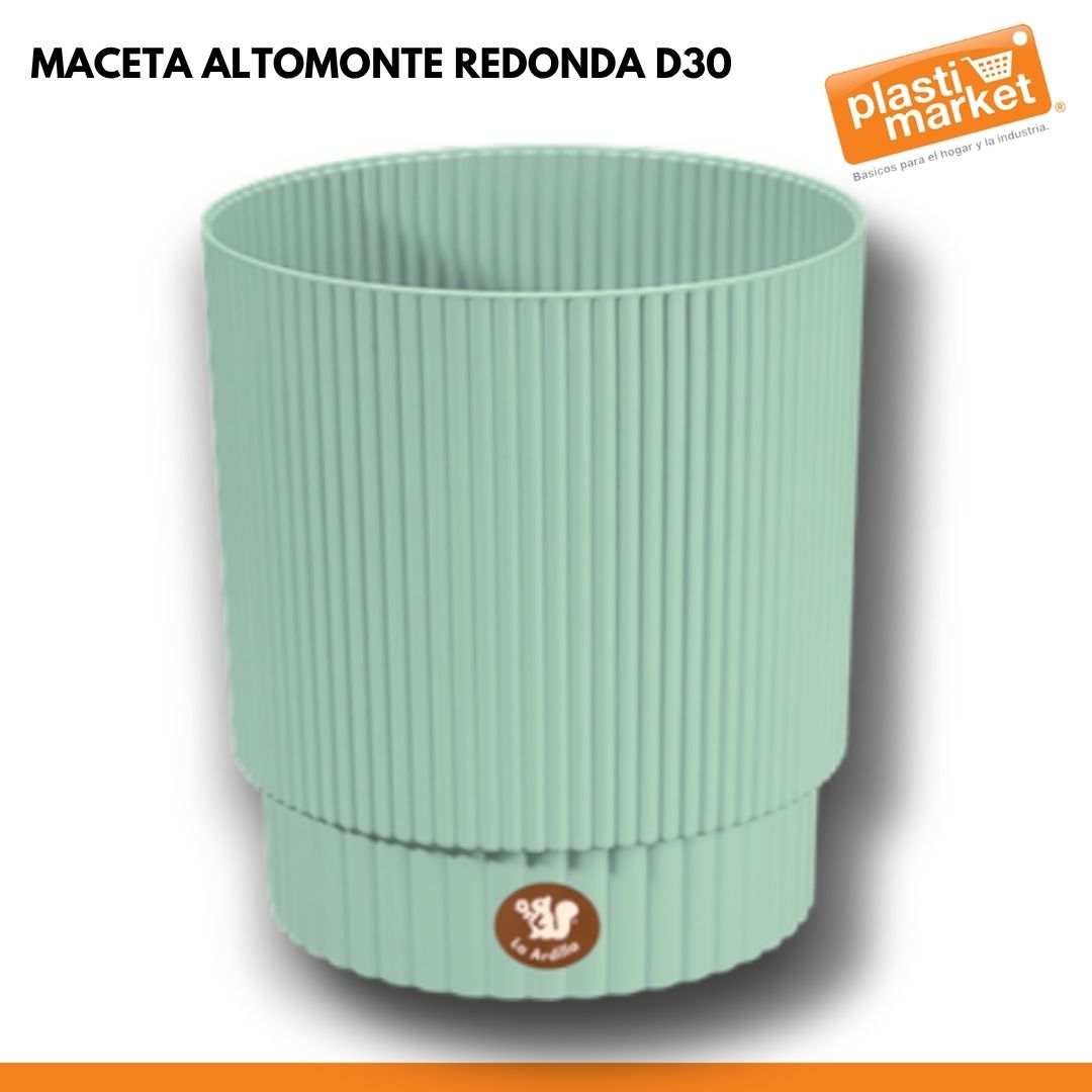 MACETA ALTOMONTE REDONDA D30