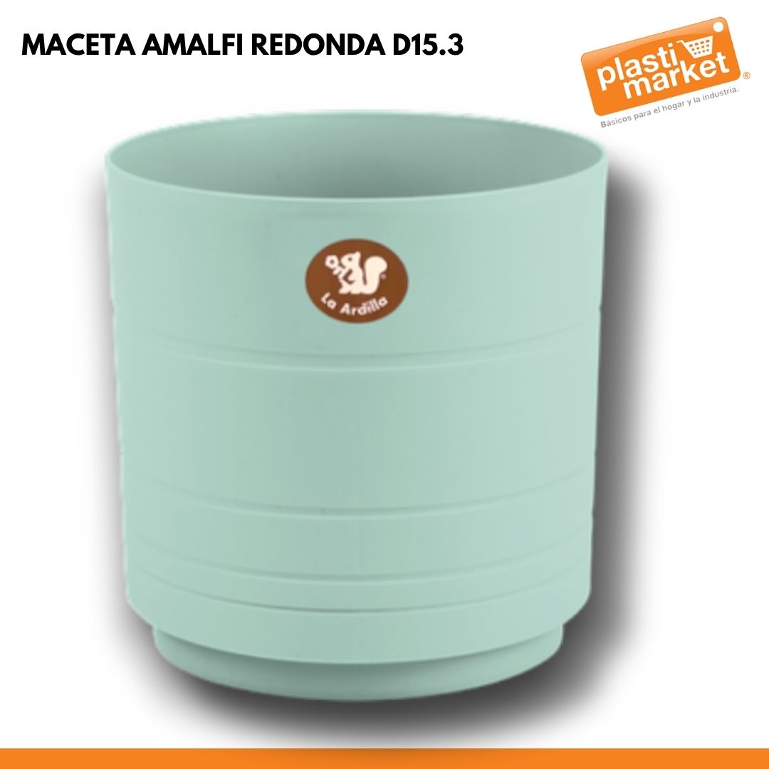 MACETA AMALFI REDONDA D15.3