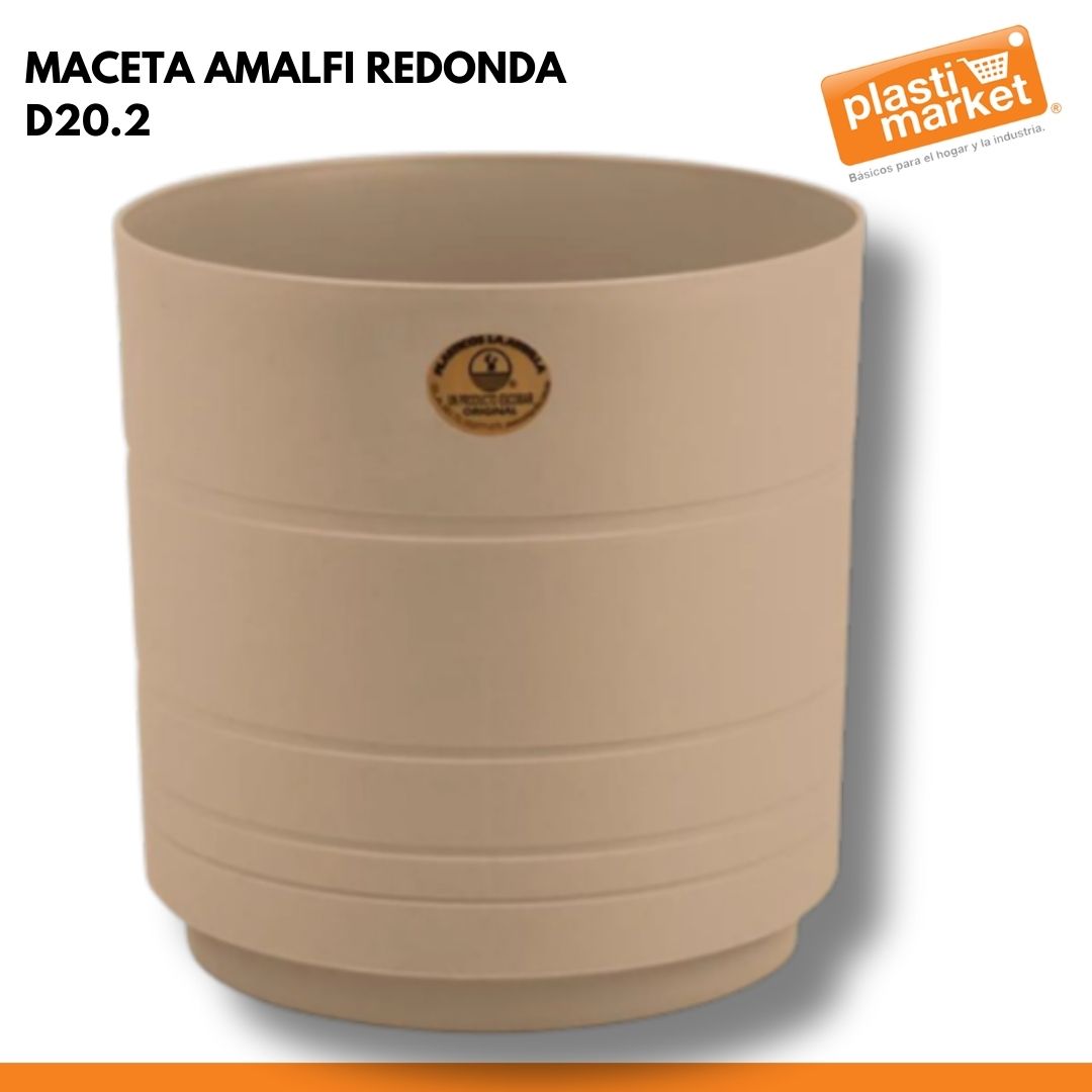 MACETA AMALFI REDONDA D20.2