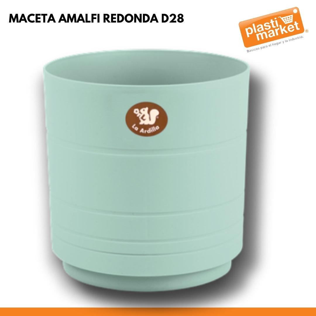 MACETA AMALFI REDONDA D28