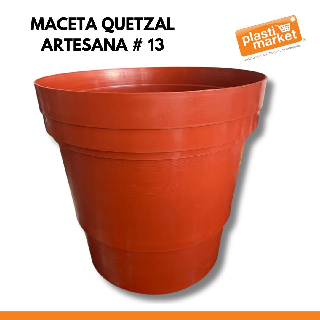 MACETA QUETZAL ARTESANA # 13