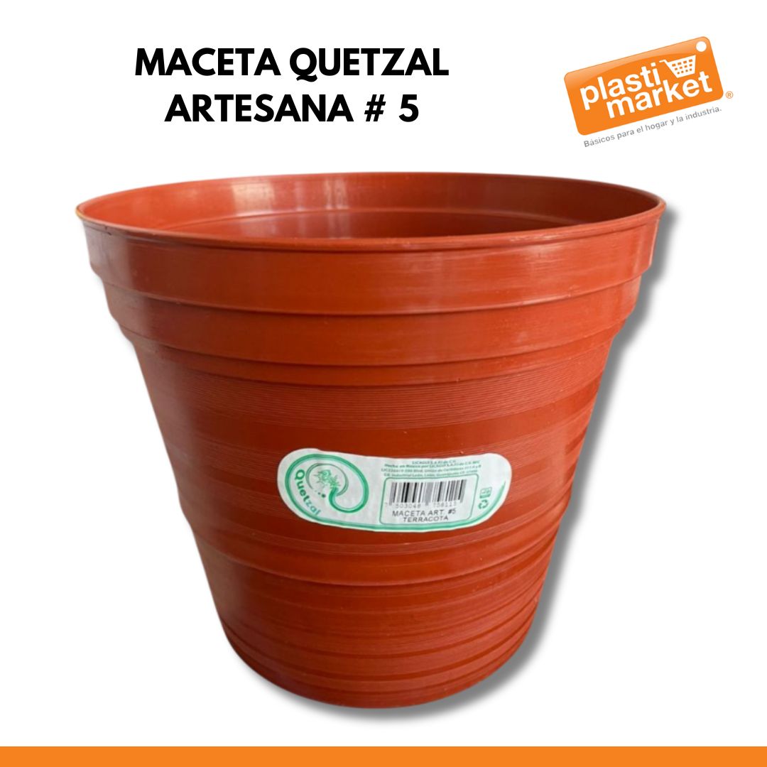 MACETA QUETZAL ARTESANA # 5