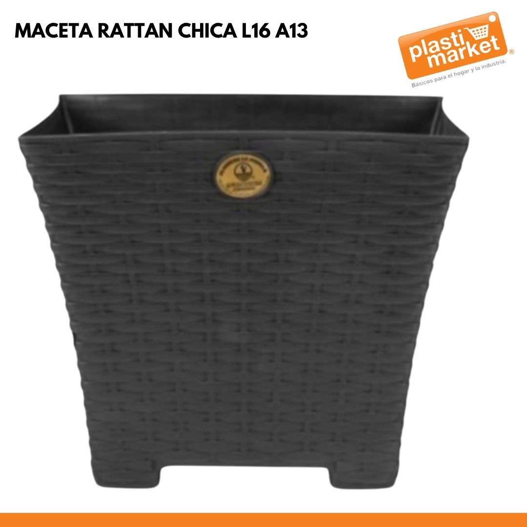 MACETA RATTAN CHICA L16 A13