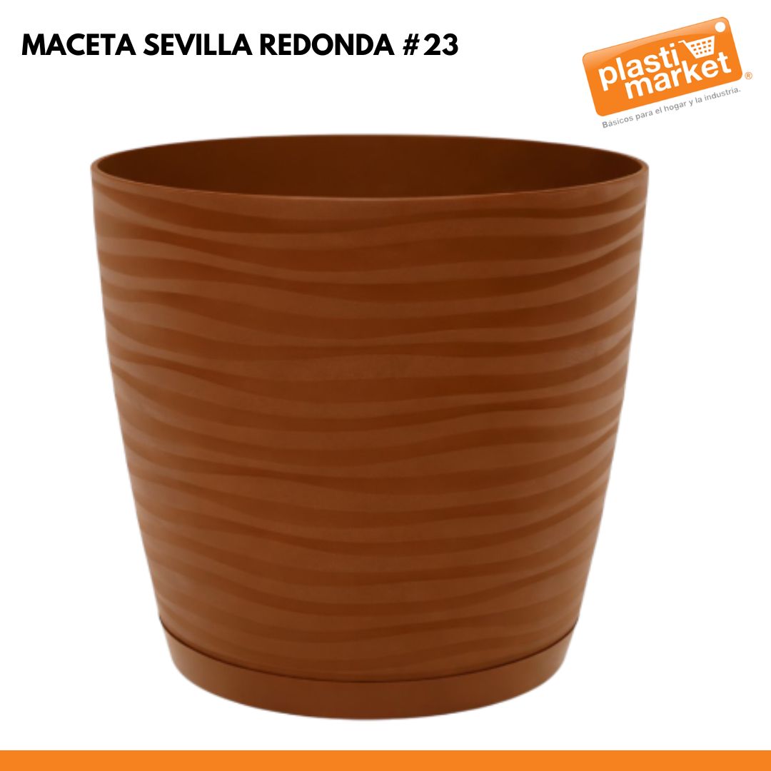 MACETA SEVILLA REDONDA #23