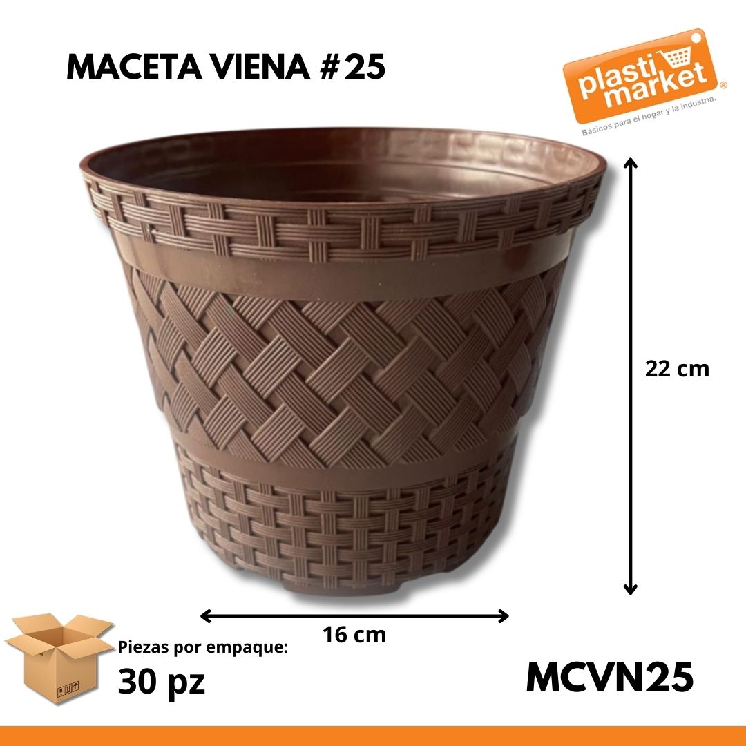 MACETA VIENA #25