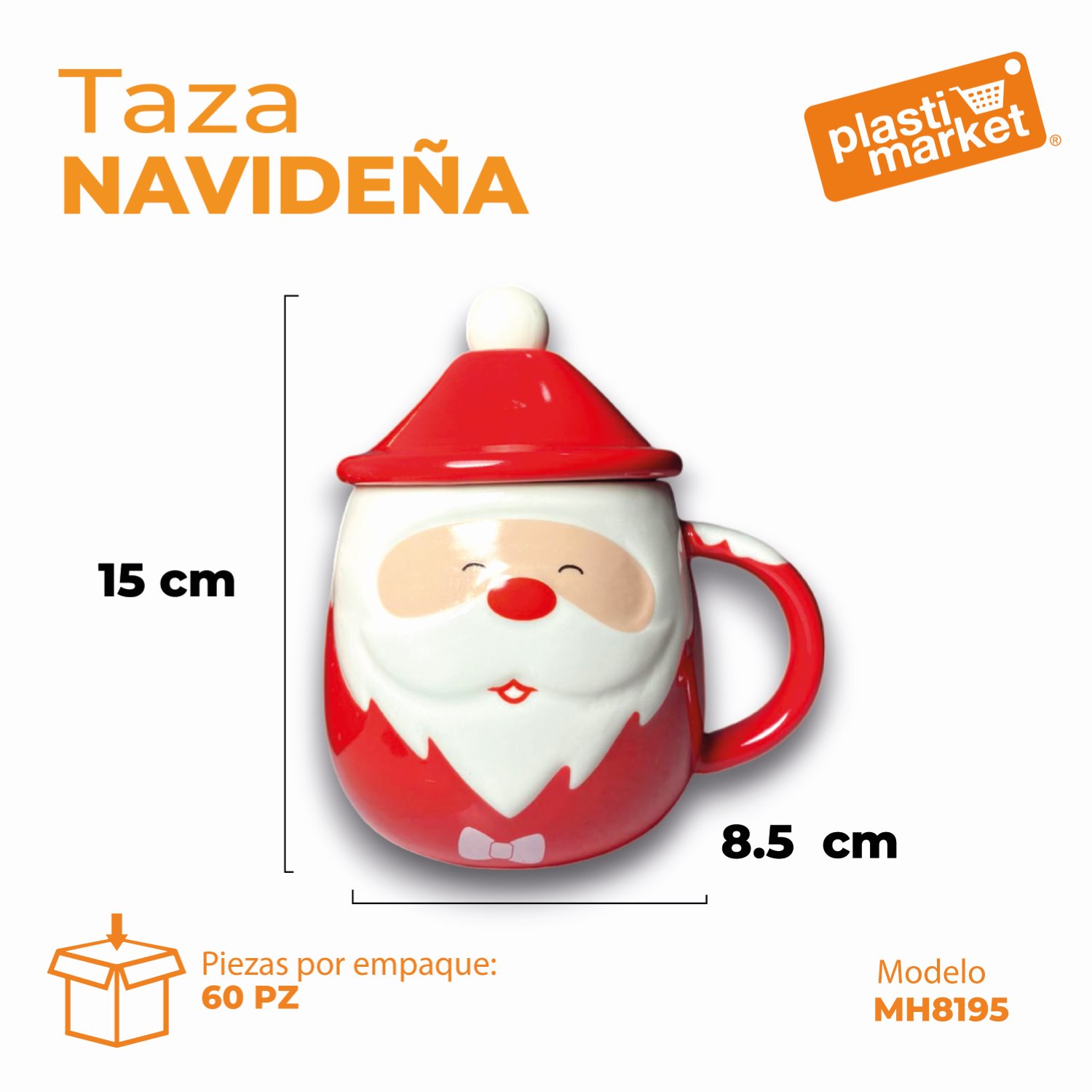 MH8195 TAZA NAVIDEÑA