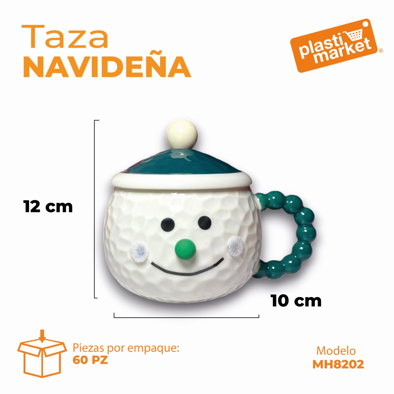 MH8202 TAZA NAVIDEÑA