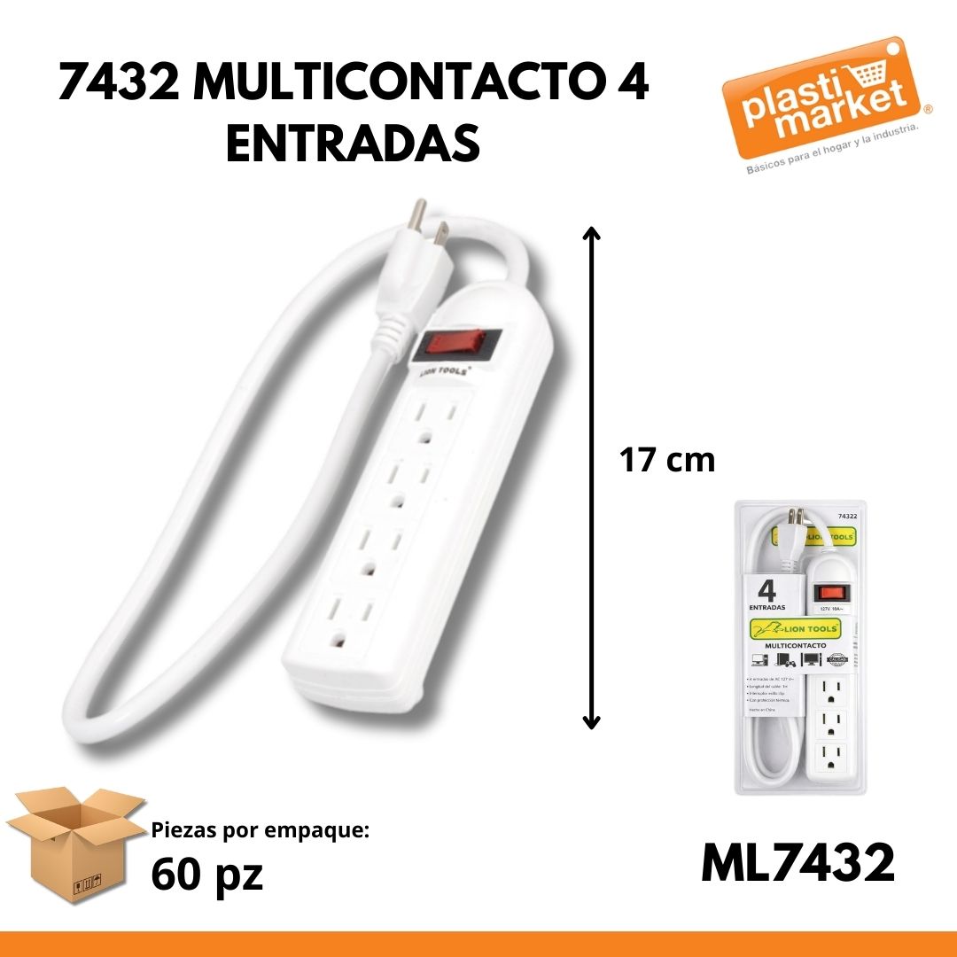 7432 MULTICONTACTO 4 ENTRADAS
