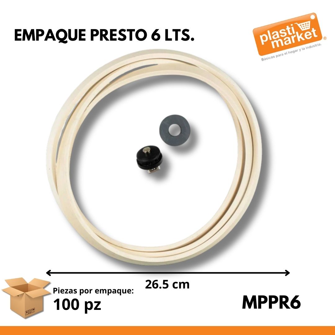 EMPAQUE PRESTO 6 LTS.