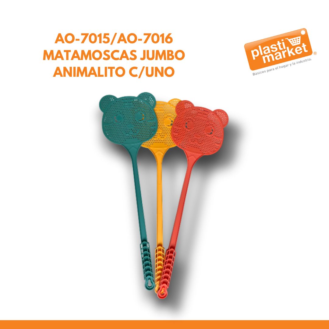 AO-7015/AO-7016 MATAMOSCAS JUMBO ANIMALITO C/UNO