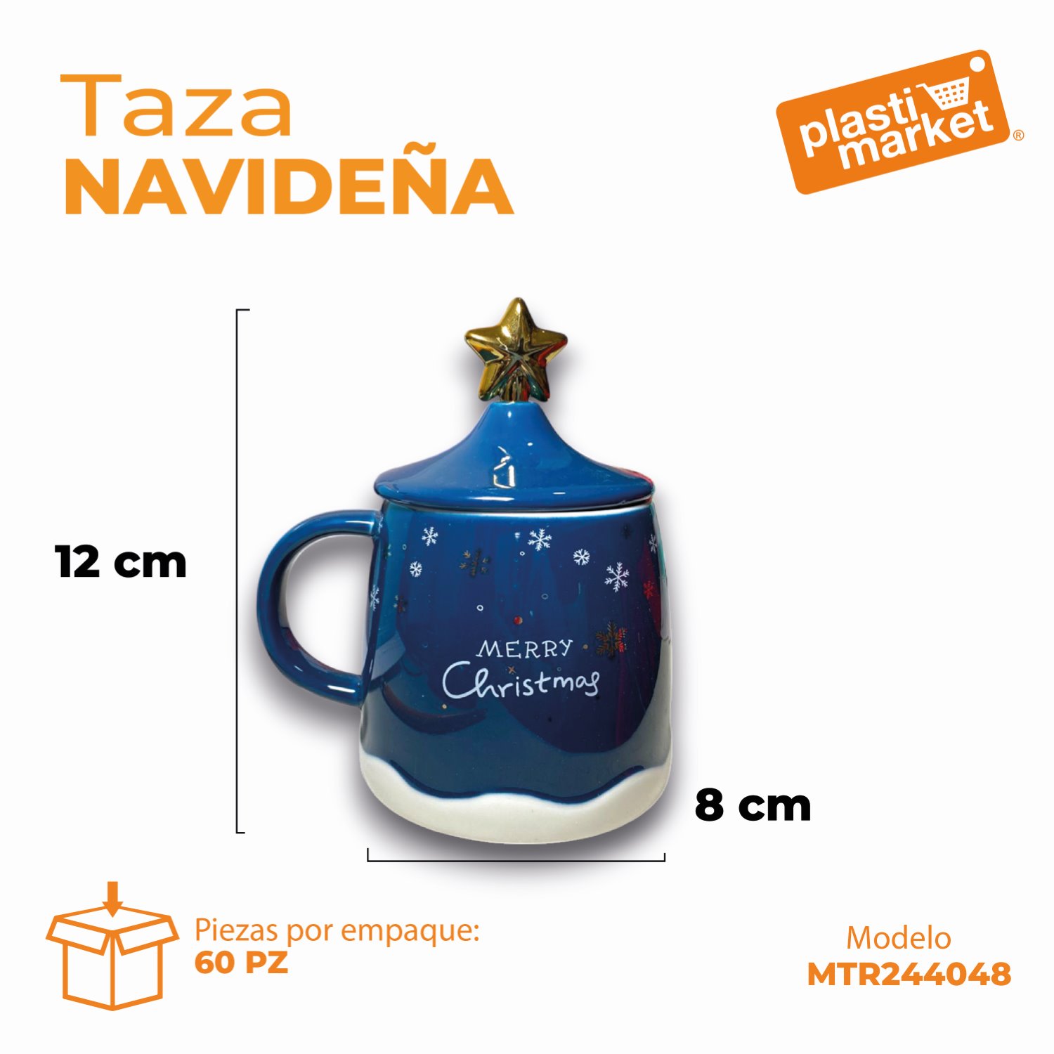 MTR244048 TAZA NAVIDEÑA+