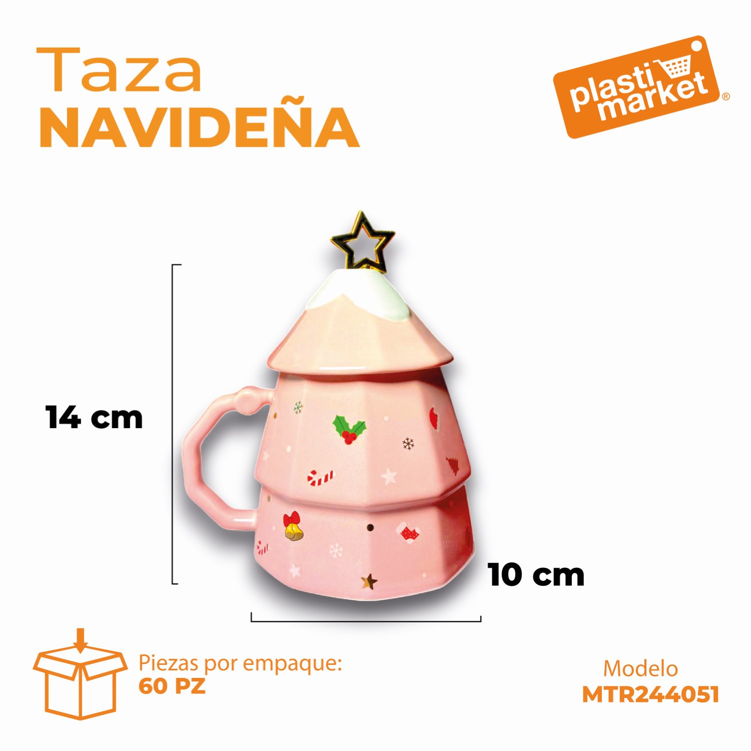 MTR244051 TAZA NAVIDEÑA+