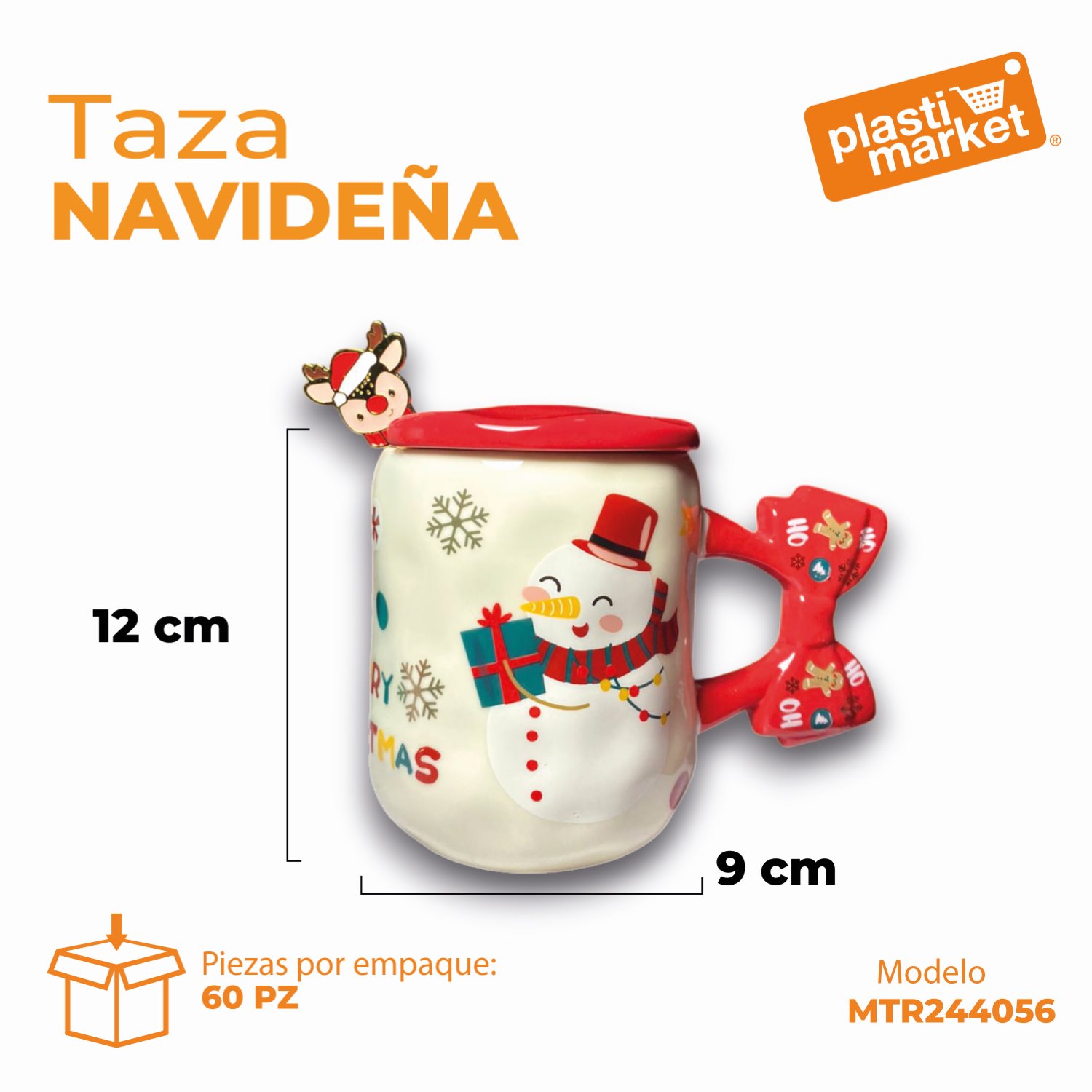 MTR244056 TAZA NAVIDEÑA