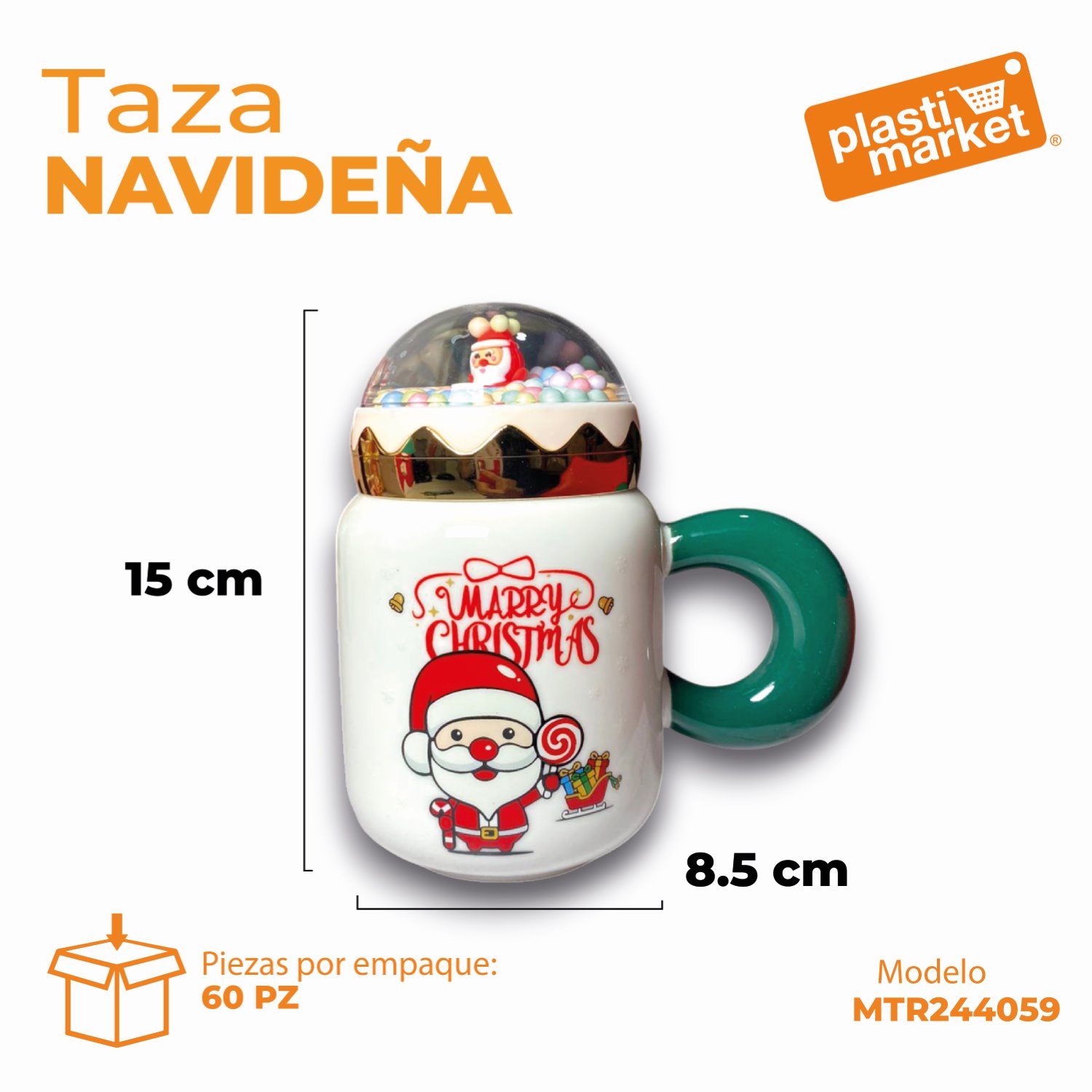 MTR244059 TAZA NAVIDEÑA