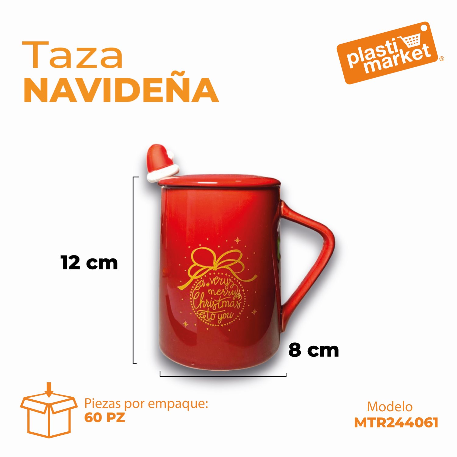 MTR244061 TAZA NAVIDEÑA