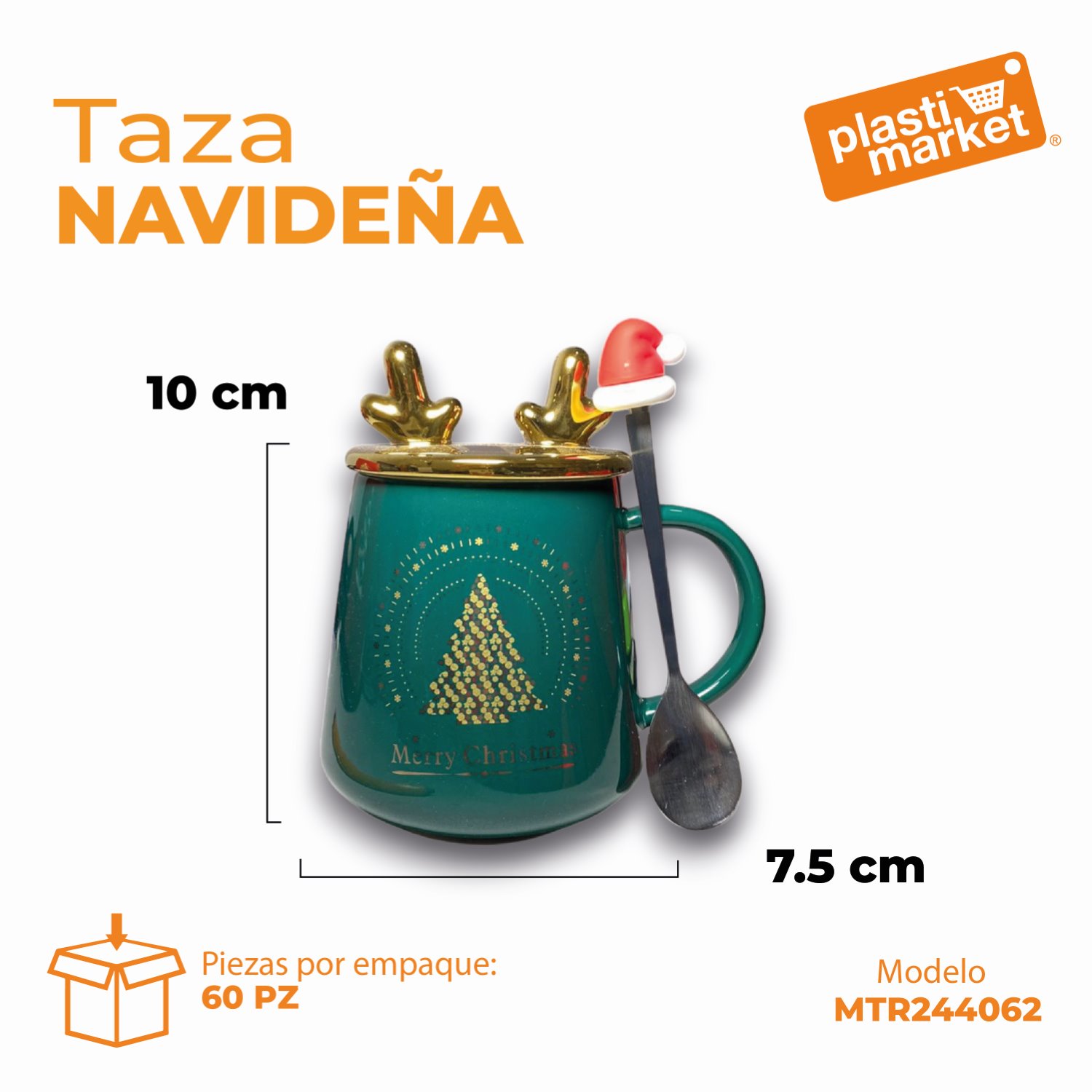 MTR244062 TAZA NAVIDEÑA