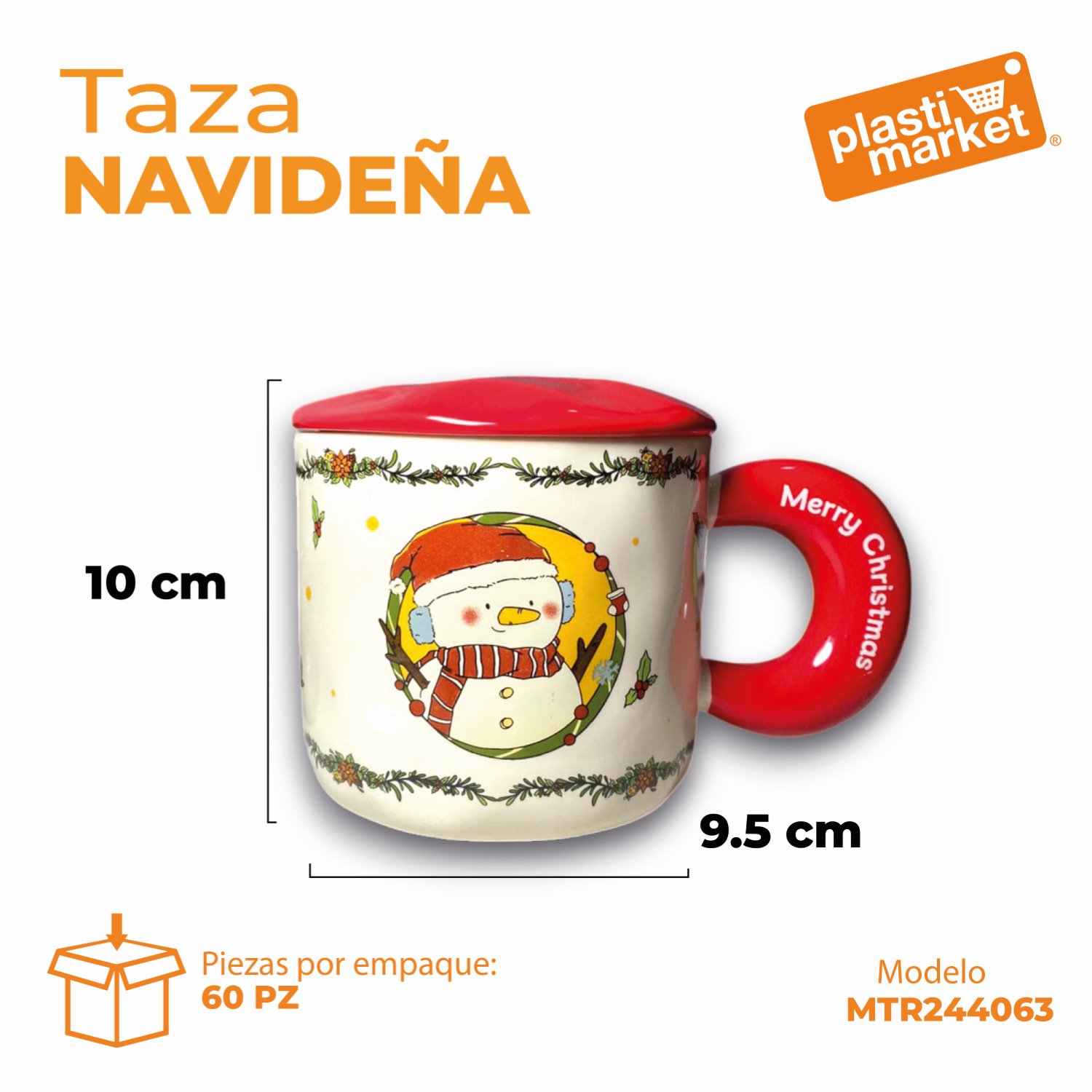 MTR244063 TAZA NAVIDEÑA