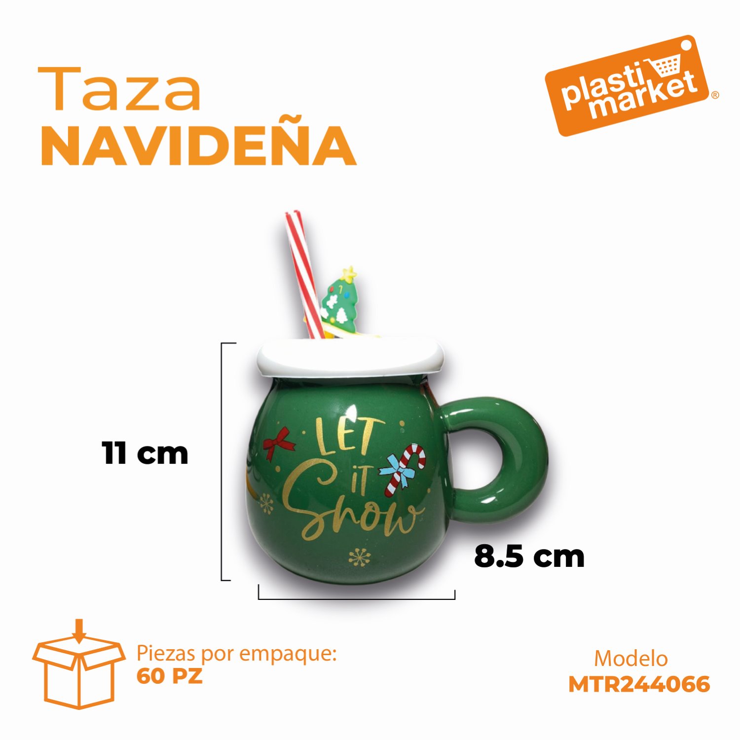 MTR244066 TAZA NAVIDEÑA