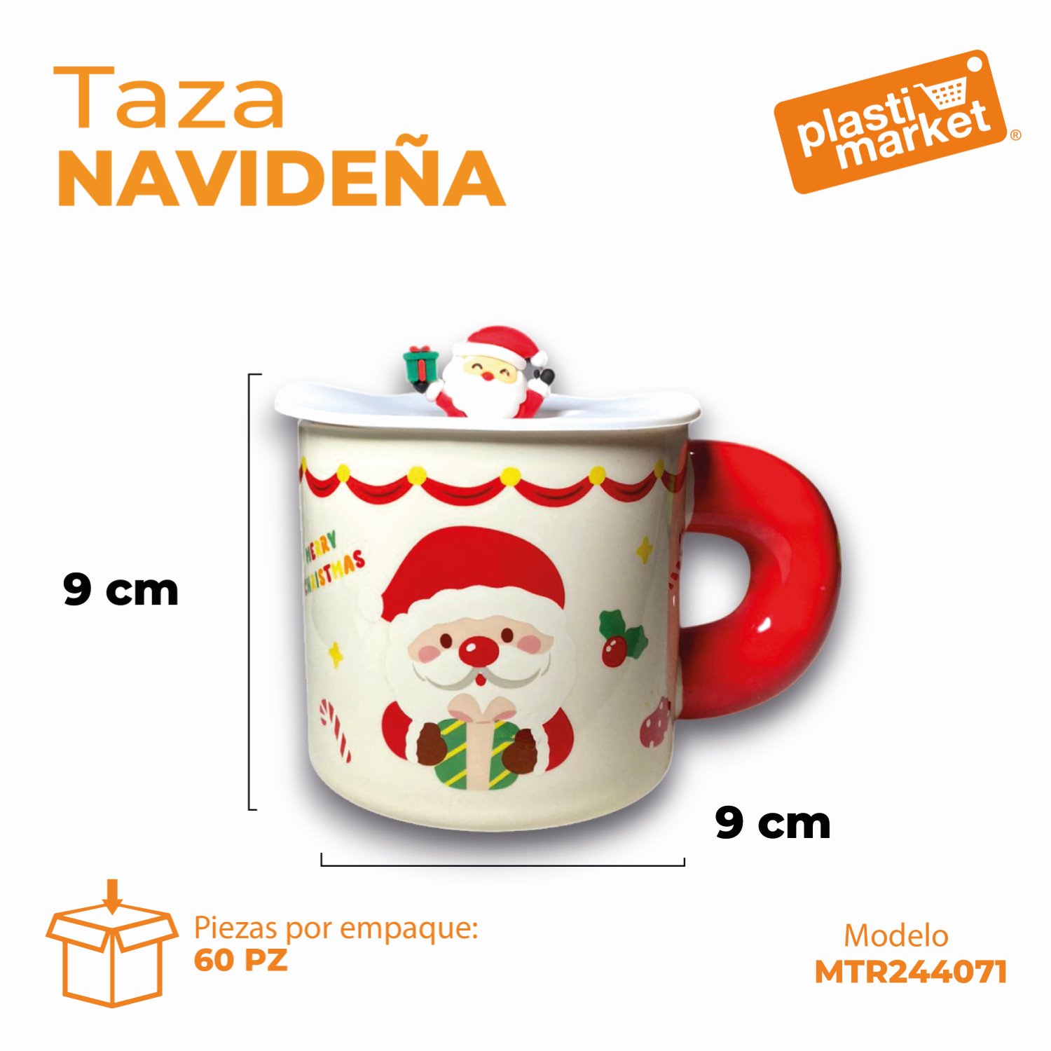 MTR244071 TAZA NAVIDEÑA