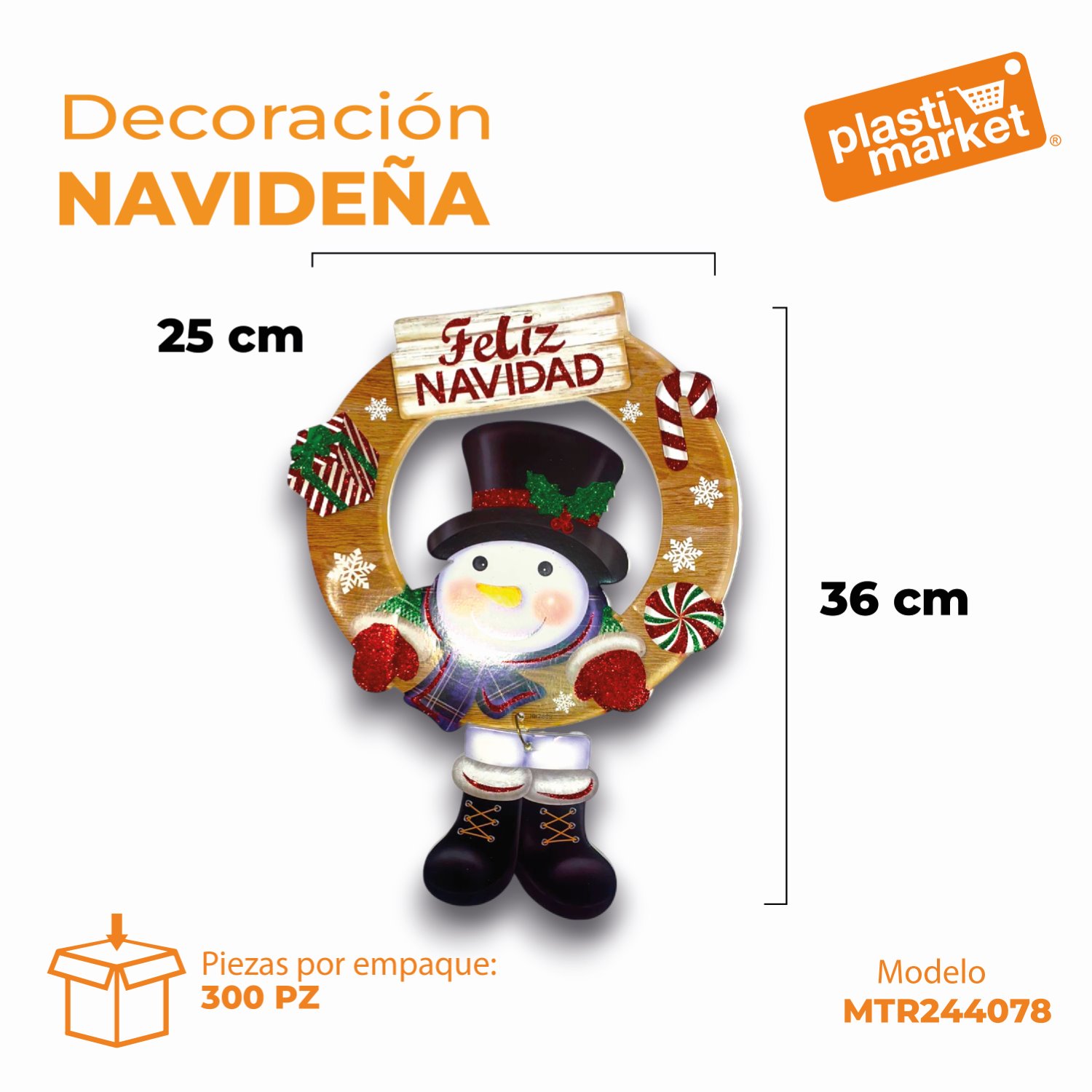 MTR244078 DECORACION NAVIDEÑA