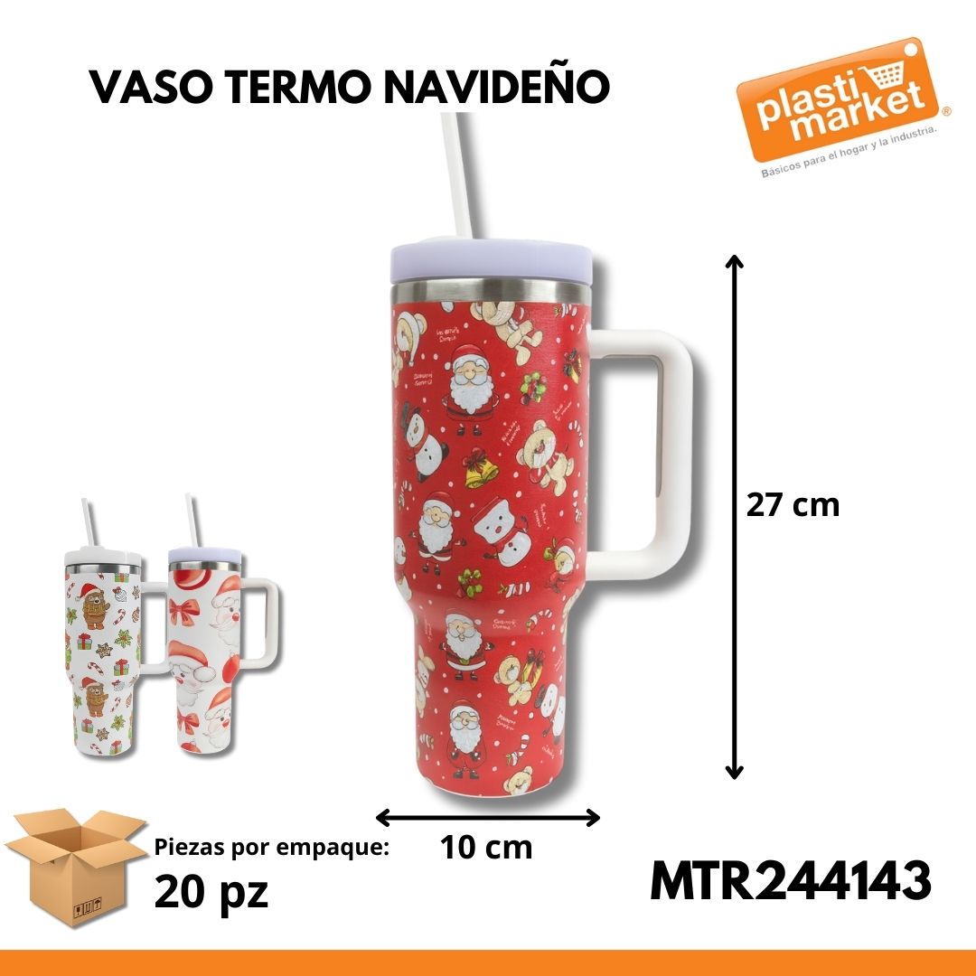 MTR244143 VASO TERMO NAVIDEÑO