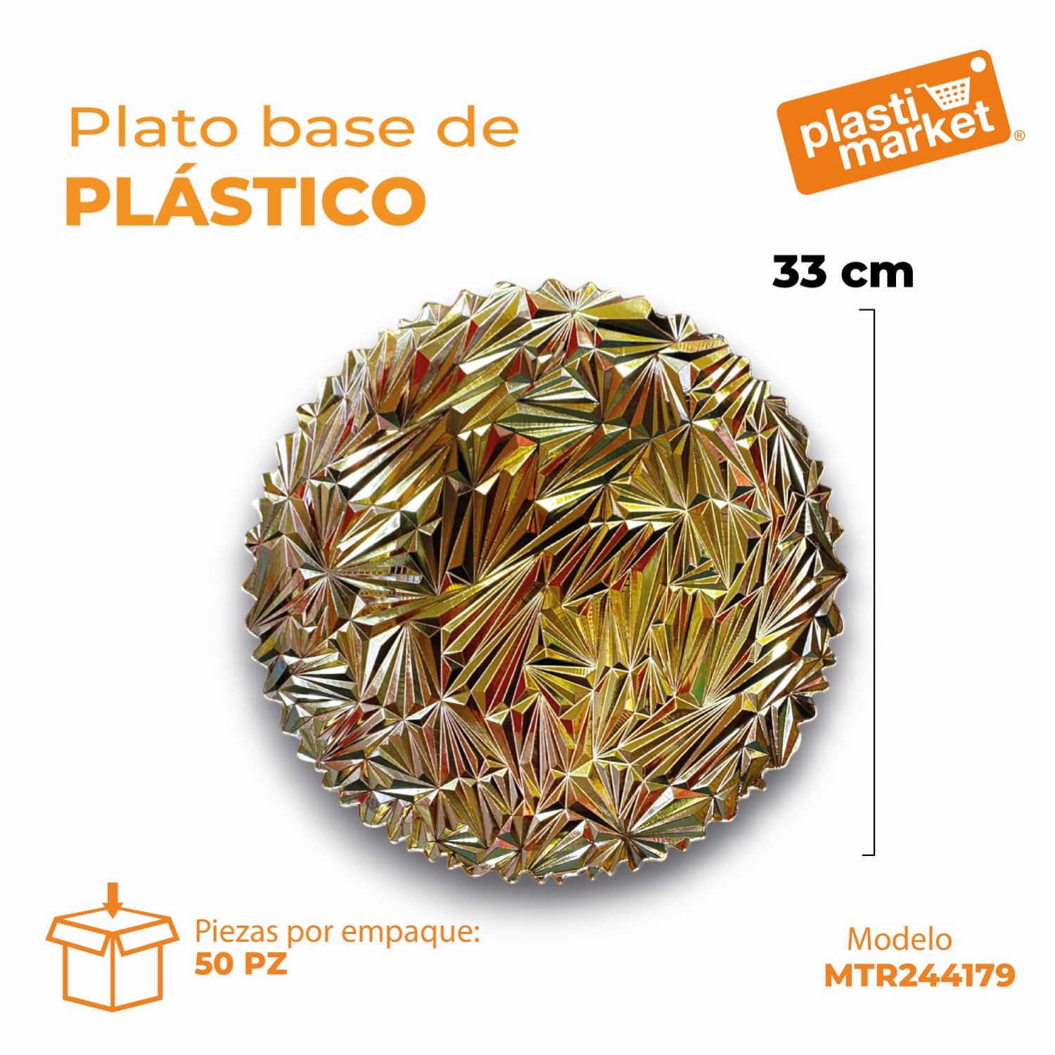 MTR244179 PLATO BASE DE PLASTICO